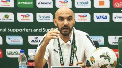 مدرب المنتخب الوطني المغربي وليد الركراكي